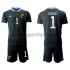 Maglie da Calcio Belgio Portiere Thibaut Courtois 1 Bambino Prima Tenuta Euro 2020 Maniche Corte