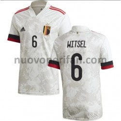 Maglie da Calcio Belgio Witsel 6 Trasferta Tenuta Euro 2020 Maniche Corte