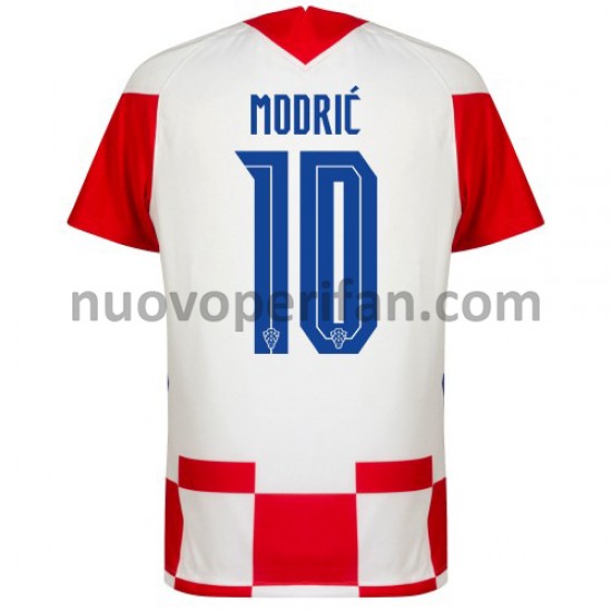 Maglie da Calcio Croazia Luka Modrić 10 Prima Tenuta Euro 2020 Maniche Corte