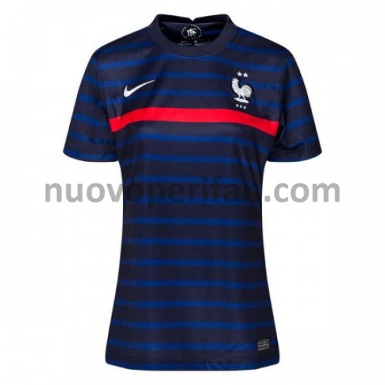 Maglie da Calcio Francia Donna Prima Tenuta Euro 2020 Maniche Corte