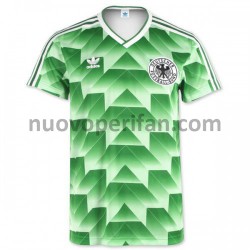 Maglie da Calcio Germania Retro Trasferta Tenuta 1990 Maniche Corte