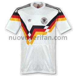 Maglie da Calcio Germania Retro Prima Tenuta 1990 Maniche Corte