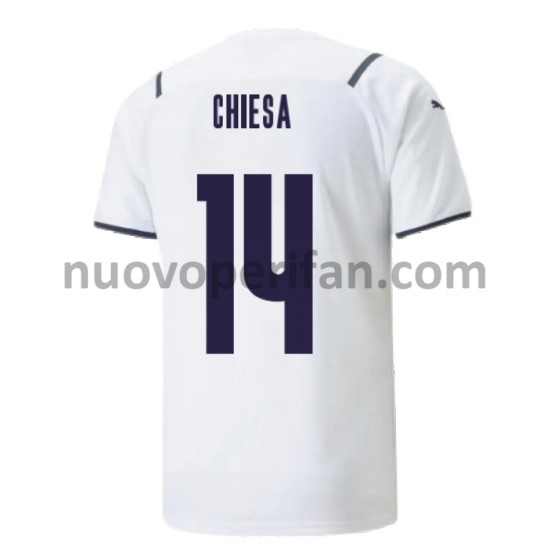 Maglie da Calcio Italia Federico Chiesa 14 Trasferta Tenuta 2021-2022 Maniche Corte