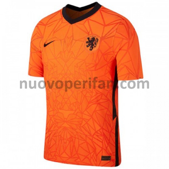 Maglie da Calcio Paesi Bassi Prima Tenuta Euro 2020 Maniche Corte