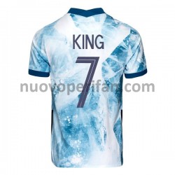 Maglie da Calcio Norvegia Joshua King 7 Trasferta Tenuta 2020-2021 Maniche Corte