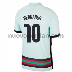 Maglie da Calcio Portogallo Bernardo Silva 10 Trasferta Tenuta Euro 2020 Maniche Corte