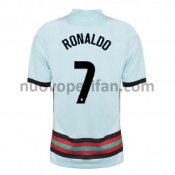 Maglie da Calcio Portogallo Cristiano Ronaldo 7 Trasferta Tenuta Euro 2020 Maniche Corte