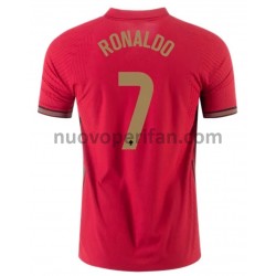 Maglie da Calcio Portogallo Cristiano Ronaldo 7 Prima Tenuta Euro 2020 Maniche Corte