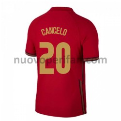 Maglie da Calcio Portogallo Joao Cancelo 20 Prima Tenuta Euro 2020 Maniche Corte