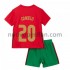 Maglie da Calcio Portogallo Joao Cancelo 20 Bambino Prima Tenuta Euro 2020 Maniche Corte