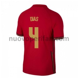 Maglie da Calcio Portogallo Ruben Dias 4 Prima Tenuta Euro 2020 Maniche Corte