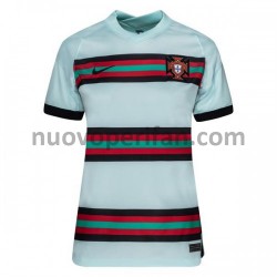 Maglie da Calcio Portogallo Donna Trasferta Tenuta Euro 2020 Maniche Corte