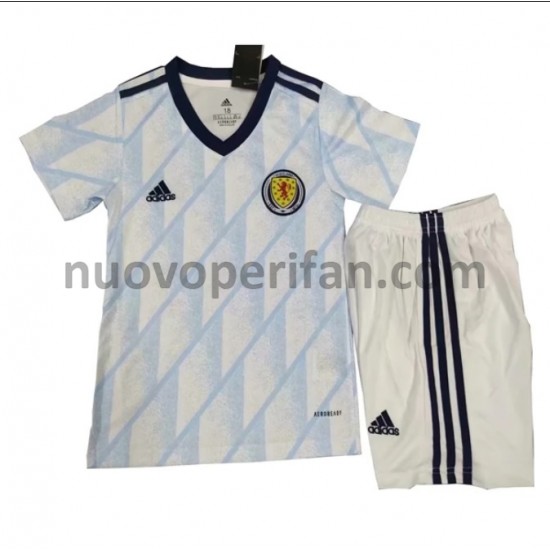 Maglie da Calcio Scozia Bambino Trasferta Tenuta Euro 2020 Maniche Corte