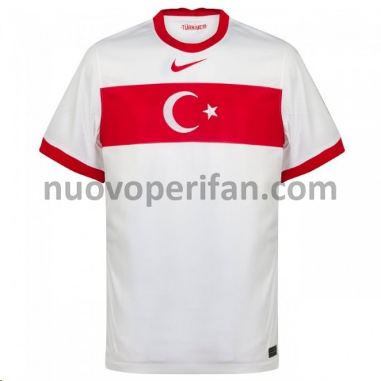 Maglie da Calcio Turchia Prima Tenuta Euro 2020 Maniche Corte