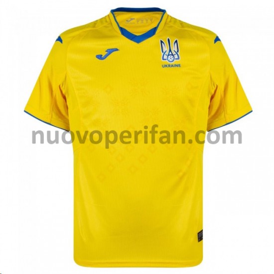 Maglie da Calcio Ucraina Prima Tenuta 2020-2021 Maniche Corte