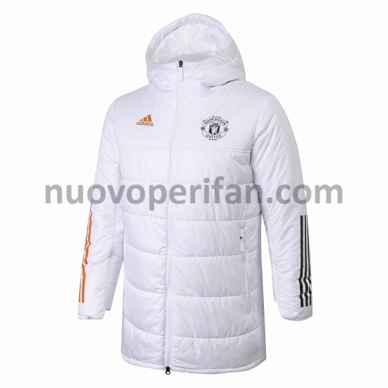 Manchester United Bianco Uomo Piumino