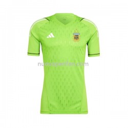 Maglie da Calcio Argentina Portiere Uomo Prima Tenuta Mondiali 2022 Maniche Corte
