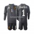 Maglie da Calcio Belgio Courtois 1 Portiere Bambino Trasferta Tenuta 2022 Maniche Lunghe
