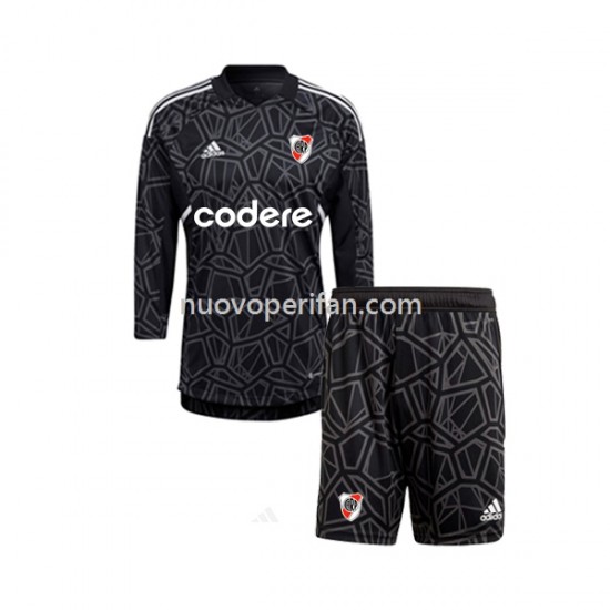 Maglie da Calcio CA River Plate Portiere Bambino Prima Tenuta 2023 Maniche Lunghe