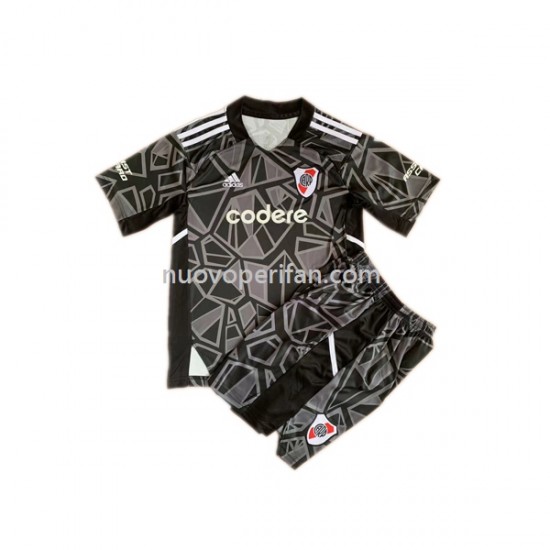Maglie da Calcio CA River Plate Portiere Bambino Prima Tenuta 2023 Maniche Corte