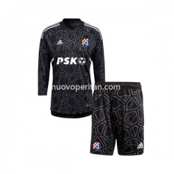 Maglie da Calcio Dinamo Zagreb Portiere Bambino Prima Tenuta 2022-2023 Maniche Lunghe