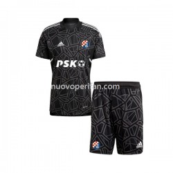 Maglie da Calcio Dinamo Zagreb Portiere Bambino Prima Tenuta 2022-2023 Maniche Corte