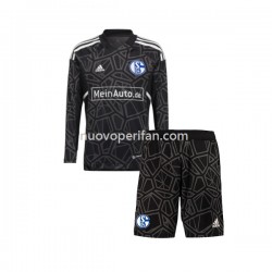Maglie da Calcio FC Schalke 04 Portiere Bambino Prima Tenuta 2022-2023 Maniche Lunghe