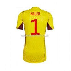 Maglie da Calcio Germania Manuel Neuer 1 Portiere Uomo Trasferta Tenuta Mondiali 2022 Maniche Corte