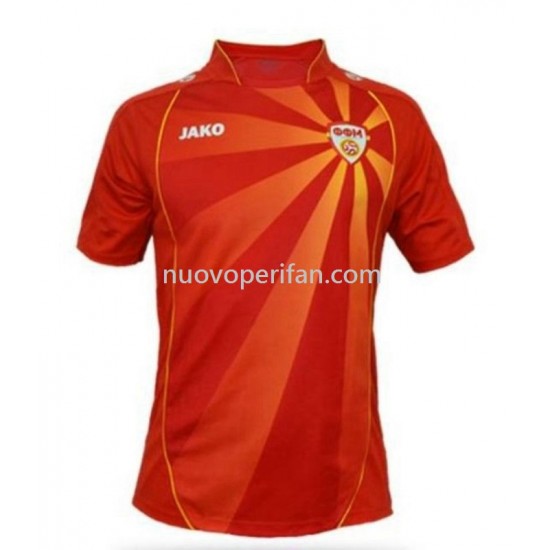 Maglie da Calcio North Macedonia Uomo Prima Tenuta 2022 Maniche Corte