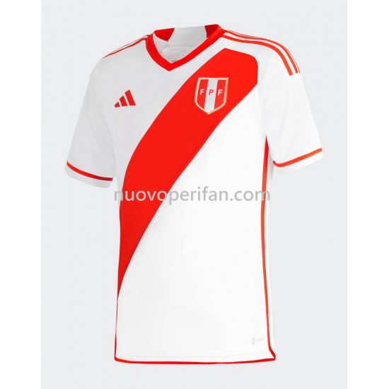 Maglie da Calcio Perù Uomo Prima Tenuta 2023 Maniche Corte