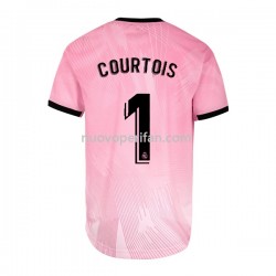 Maglie da Calcio Real Madrid Thibaut Courtois 1 Portiere Uomo Quarta Tenuta 2021-2022 Maniche Corte