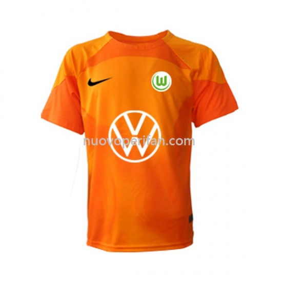 Maglie da Calcio VfL Wolfsburg Portiere Uomo Alternativa Tenuta 2022-2023 Maniche Corte