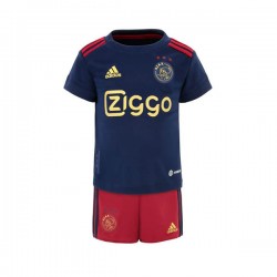Maglie da Calcio AFC Ajax Bambino Trasferta Tenuta 2022-2023 Manica Corta