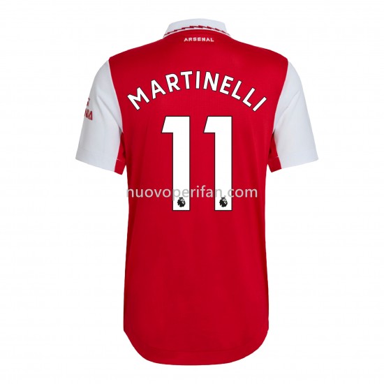 Maglie da Calcio Arsenal Martinelli 11 Prima Tenuta 2022-2023 Manica Corta