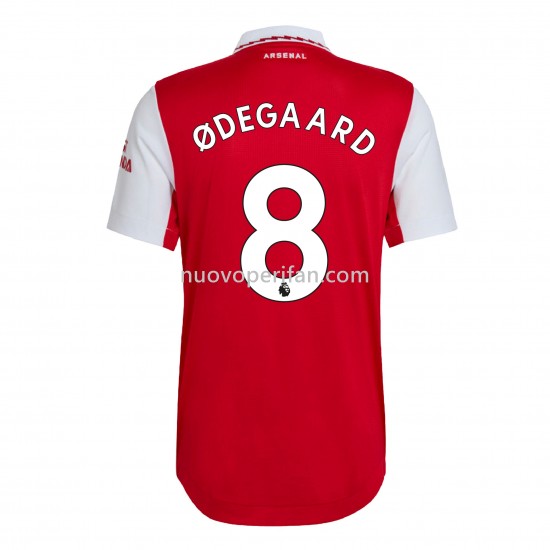 Maglie da Calcio Arsenal Odegaard 8 Prima Tenuta 2022-2023 Manica Corta