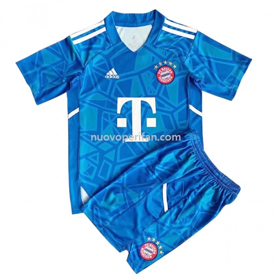 Maglie da Calcio Bayern München Portiere Bambino Quarta Tenuta 2022-2023 Manica Corta