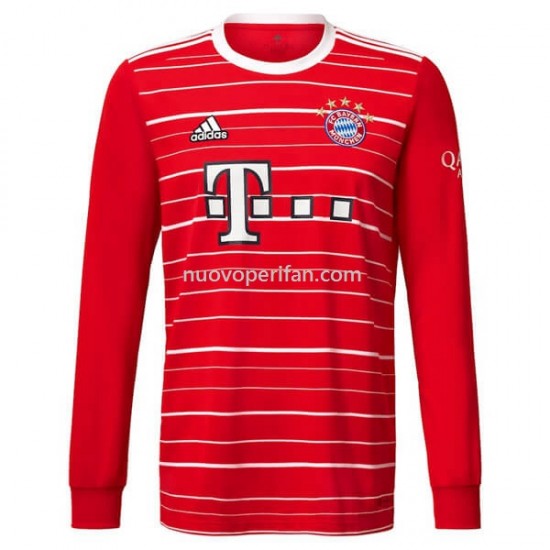 Maglie da Calcio Bayern München Prima Tenuta 2022-2023 Manica Lunga