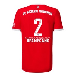 Maglie da Calcio Bayern München Upamecano 2 Prima Tenuta 2022-2023 Manica Corta