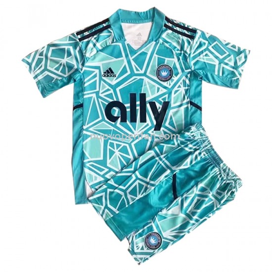 Maglie da Calcio Charlotte FC Portiere Bambino Prima Tenuta 2022-2023 Manica Corta