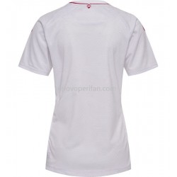 Maglie da Calcio Danimarca Donna Trasferta Tenuta 2022 Manica Corta