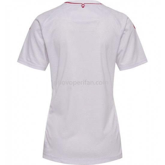 Maglie da Calcio Danimarca Donna Trasferta Tenuta 2022 Manica Corta