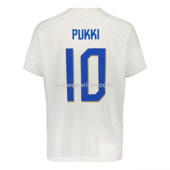Maglie da Calcio Finlandia PUKKI 10 Prima Tenuta 2022 Manica Corta