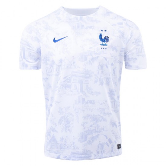 Maglie da Calcio Francia Trasferta Tenuta Mondiali 2022 Manica Corta