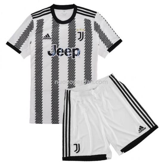 Maglie da Calcio Juventus Bambino Prima Tenuta 2022-2023 Manica Corta