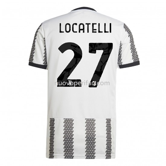 Maglie da Calcio Juventus Locatelli 27 Prima Tenuta 2022-2023 Manica Corta