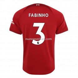 Maglie da Calcio Liverpool Fabinho 3 Prima Tenuta 2022-2023 Manica Corta