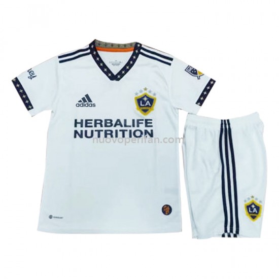 Maglie da Calcio Los Angeles Galaxy Bambino Prima Tenuta 2022-2023 Manica Corta