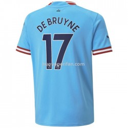 Maglie da Calcio Manchester City De Bruyne 17 Prima Tenuta 2022-2023 Manica Corta