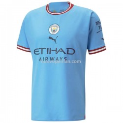 Maglie da Calcio Manchester City Prima Tenuta 2022-2023 Manica Corta