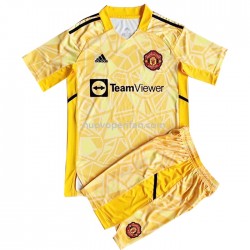 Maglie da Calcio Manchester United Portiere Bambino Prima Tenuta 2022-2023 Manica Corta